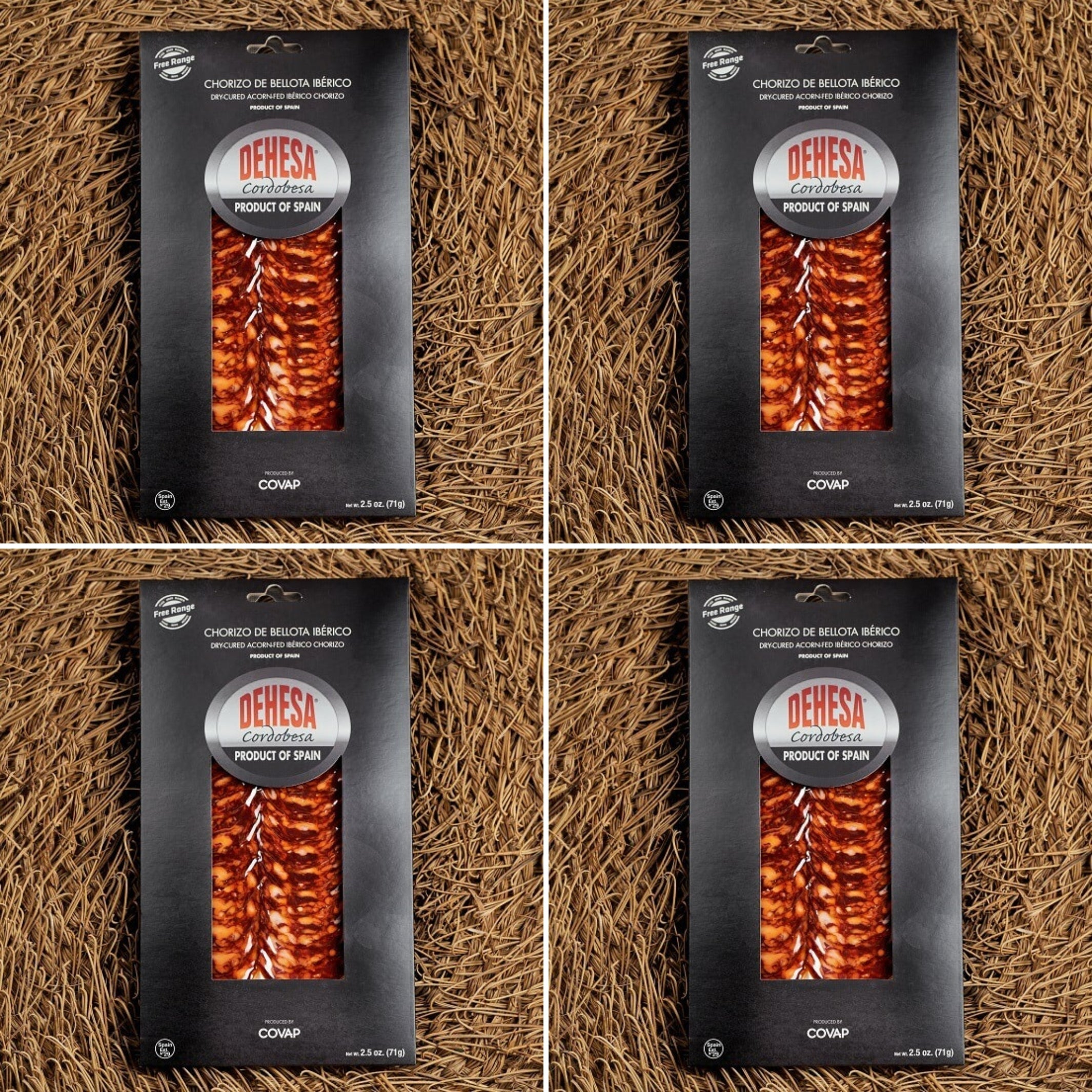 Dehesa Cordobesa® Chorizo and Salchichón de Bellota Ibérico 4 Pack