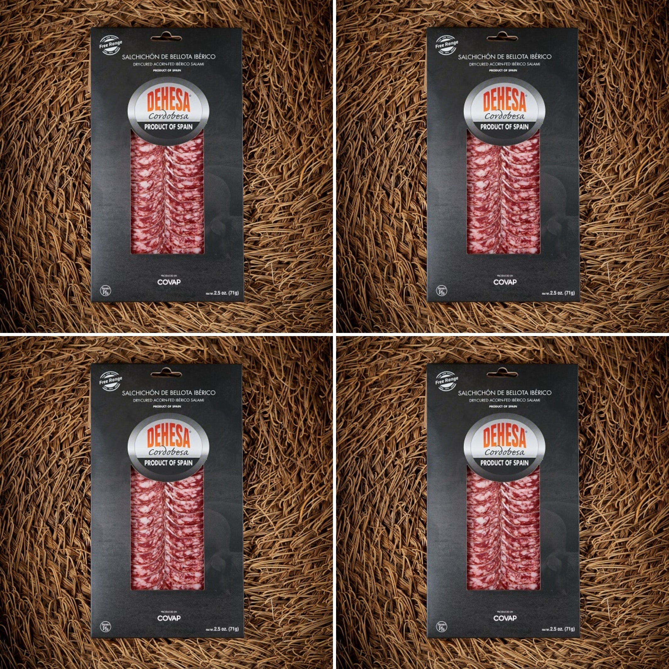 Dehesa Cordobesa® Chorizo and Salchichón de Bellota Ibérico 4 Pack
