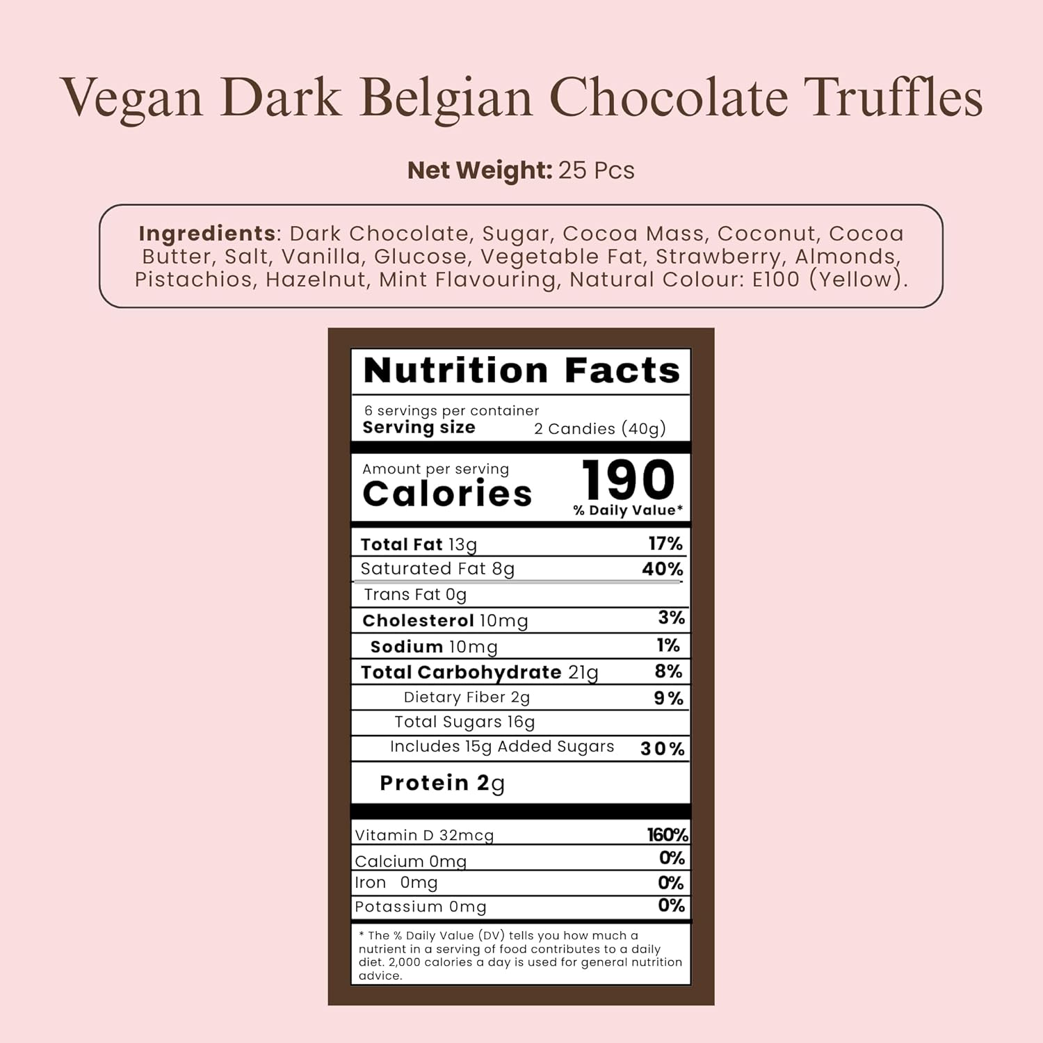 Andy Anand Luxury Gluten-Free Vegan Dark Chocolate Truffles Praline Collection – 24 Pcs Gift Box for Holidays & Special Occasions, Made with 60% Chocolate (Cocoa Butter)