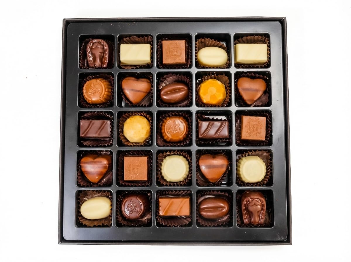 Andy Anand Sugar Free Belgian Chocolate Truffles | 24 Pieces, Gift Boxed | Made with 60% Rich Chocolate | You Won’t Believe It’s Sugar Free & Diabetic-Friendly! Perfect Chocolate Truffle Gift for Any Occasion