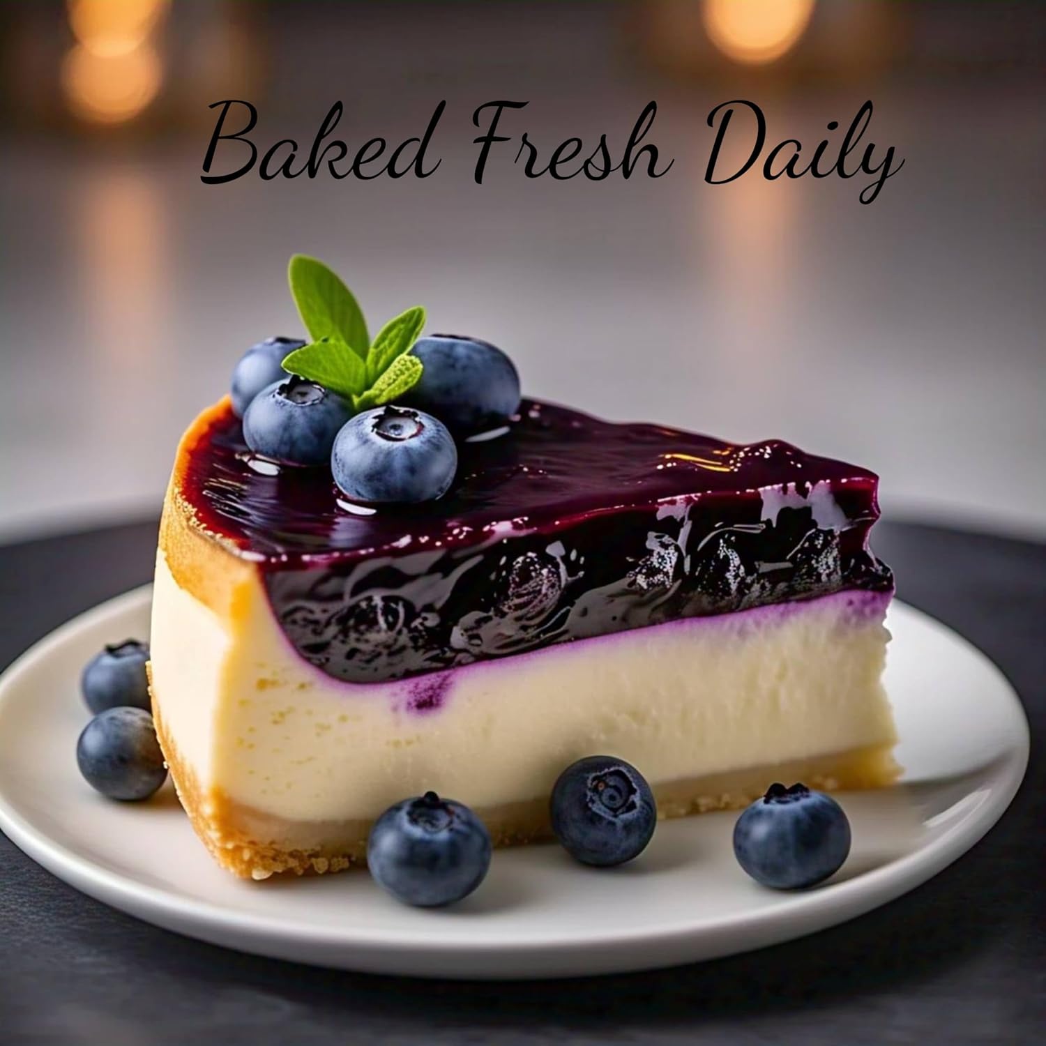 Andy Anand Sugar Free Blueberry Cake (2.5 lbs) Enjoy the amazing taste of a classic Blueberry Cake without the sugar! Perfect for guilt-free celebrations