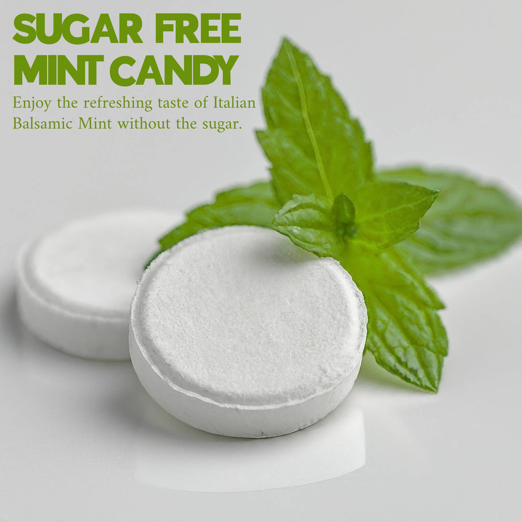 Andy Anand Sugar Free Mint Candy Fizz Italian Balsamic Mint Candy, 300 Pcs | Keto Vegan Gluten Free | Imported Candy 7 Oz