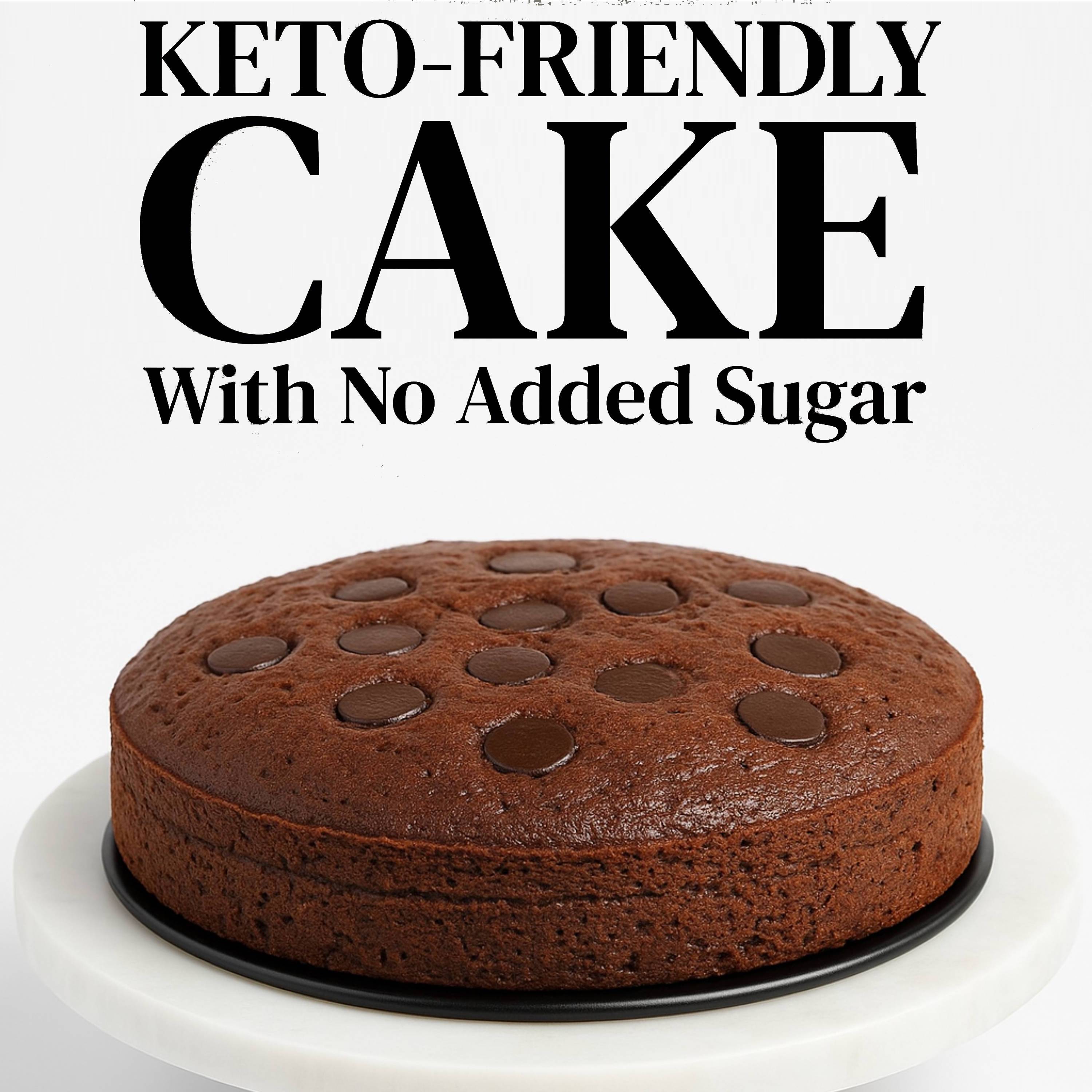 Andy Anand Sugar Free Keto Chocolate Truffle Cake - Gourmet Triple Chocolate Truffle Fresh Baked Cake 9" - Divine Delight Amazing Handmade Cake with Sugar Free (2 lbs)