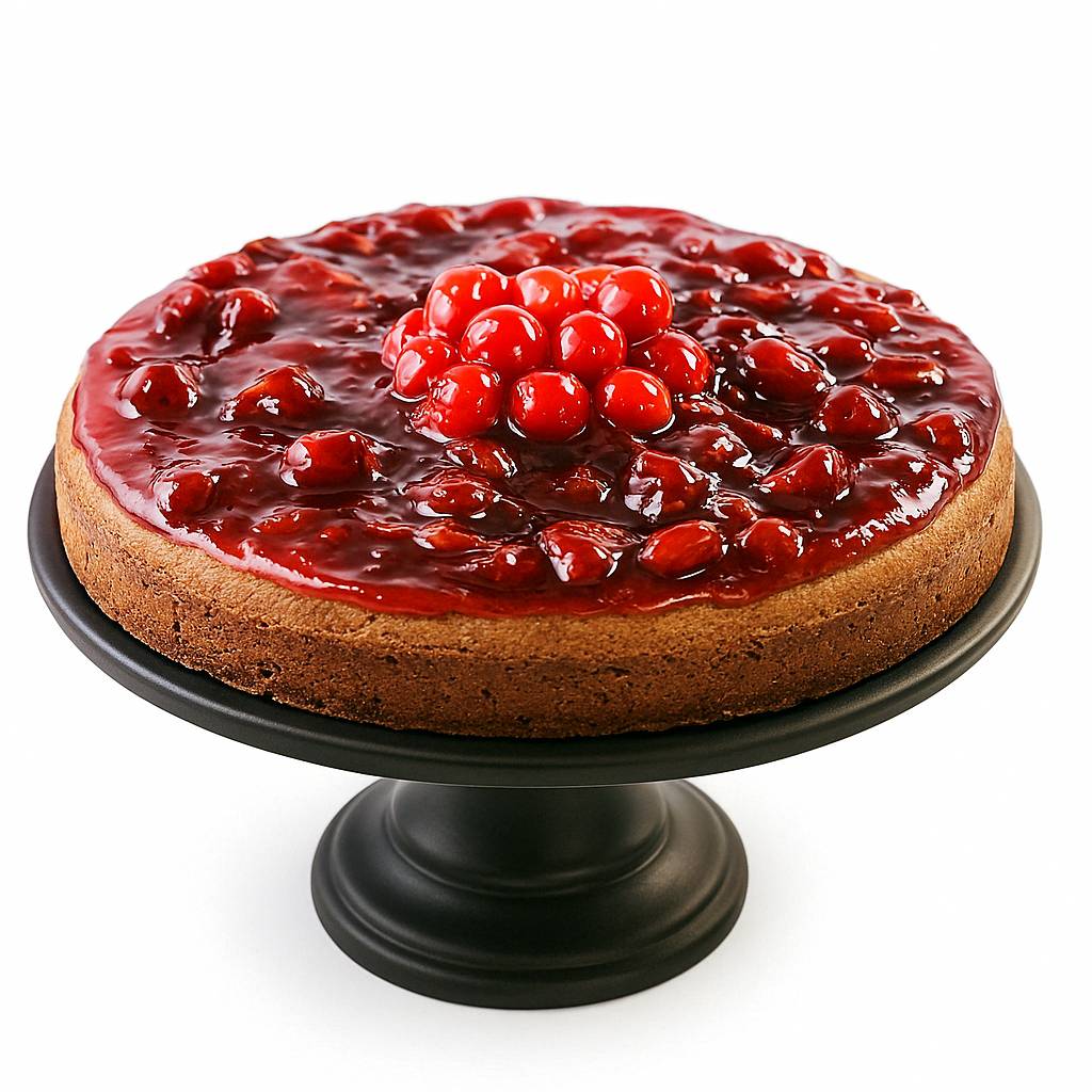 Andy Anand Sugar Free Chocolate Cherry Cheesecake 9" with Real Chocolate Truffles: Handcrafted with Passion, Best Cheese Cake For Celebrations & Diabetic Friendly Dessert Lovers (2.8 lbs)