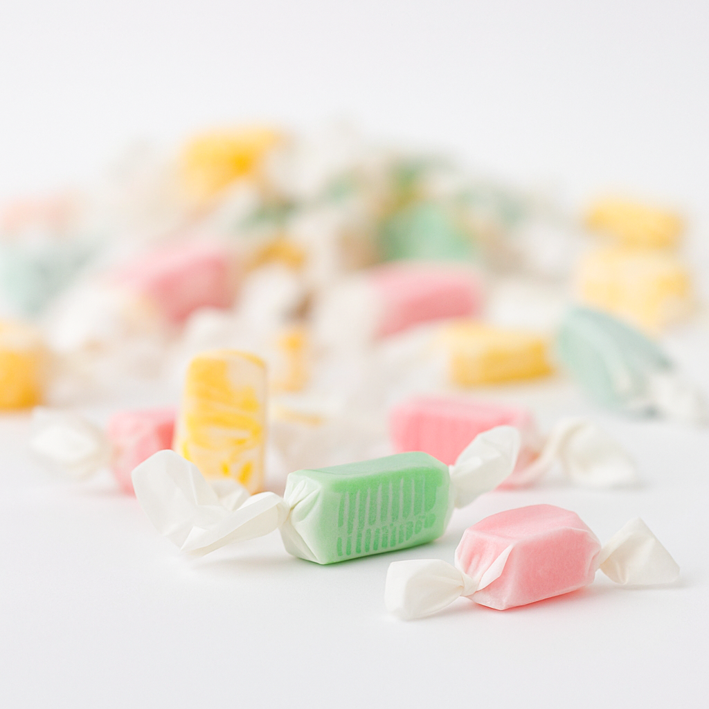 Andy Anand 70 pcs Sugar Free Fruit Toffees ,trio of Strawberry-Orange-Lemon flavors, Sugar Free Diabetic Friendly Assorted Candy - Perfect for Any Occasion 7 Oz