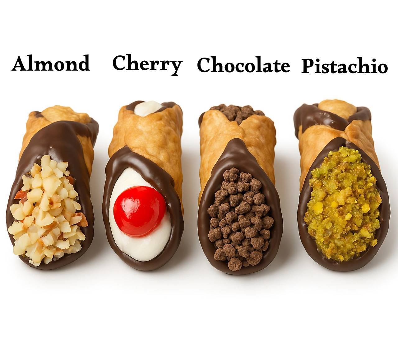 Andy Anand Sugar Free Cannoli Chocolate Sicilian Italian Dessert 8 Pcs