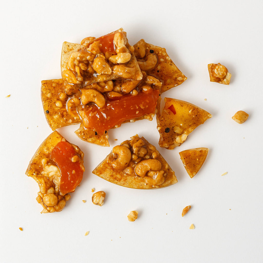 Andy Anand's Sugar Free Mango & Cashew Brittle - Croccante, Imported from Italy, a Crunchy Delight that Melts in Your Mouth! 1 lbs