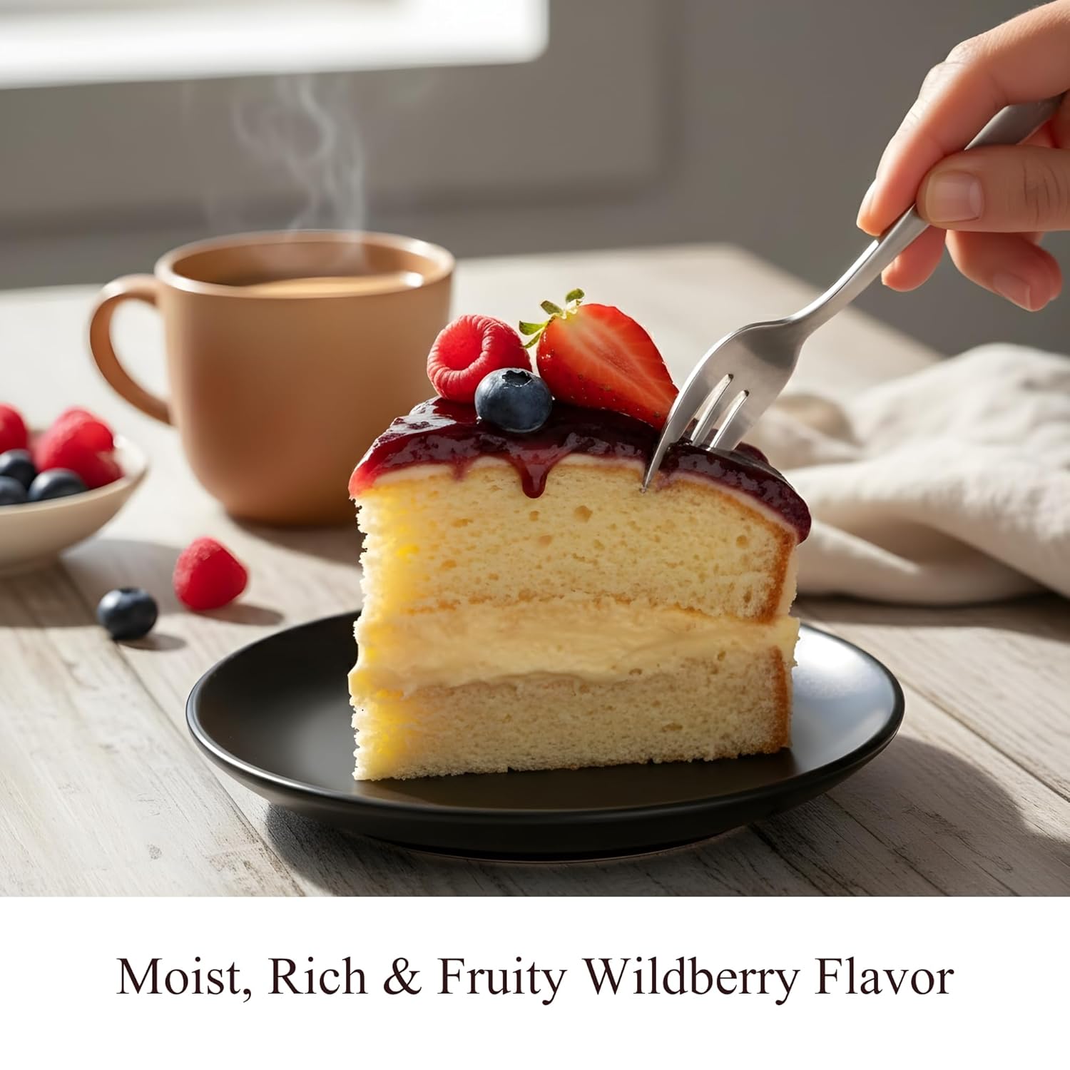Andy Anand Gluten Free Sugar Free wildberry cake (2.5 lbs) Enjoy the amazing taste of a classic cake without the sugar! Perfect for guilt-free celebrations