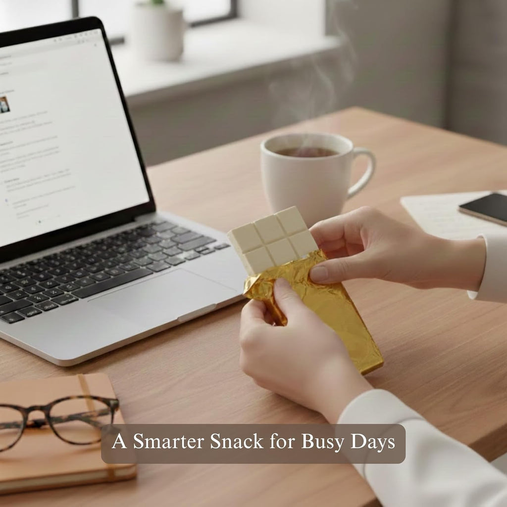 Andy Anand Sugar Free Belgian White Chocolate Bars (60% Cacao) – Stevia Sweetened, Gluten Free Gourmet White Chocolate, Silky Rich Indulgence, Gift Box, 3 Bars