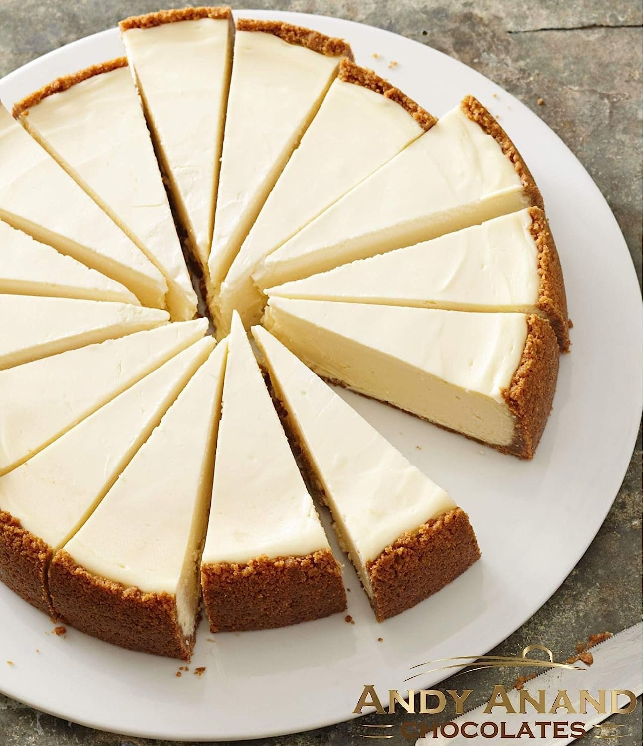 Andy Anand Delicious Gluten Free Cheesecake  9" - A Delicious Newyork Cheese Cake Desserts with Fresh Cream (2 lbs)
