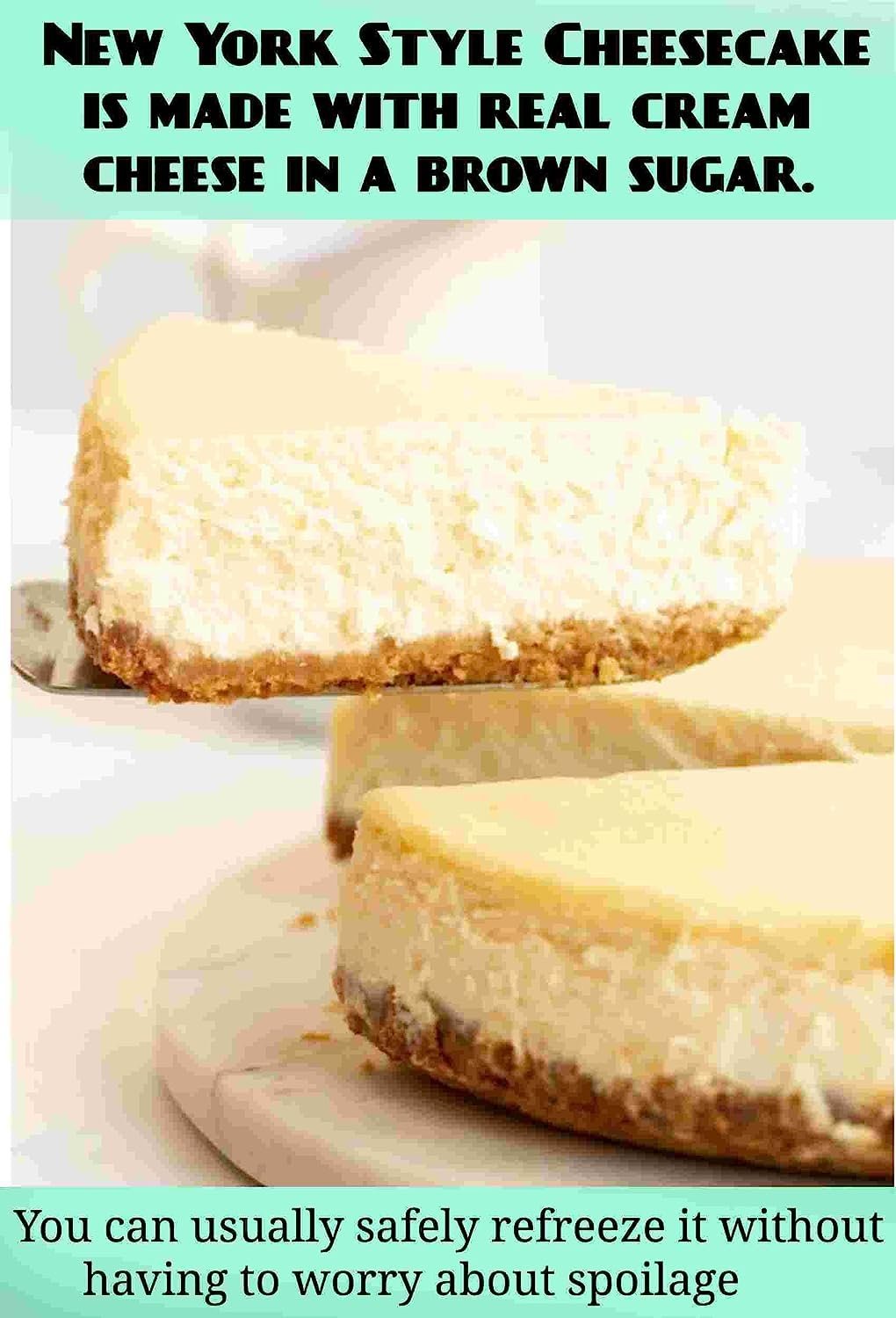 Andy Anand Delicious Gluten Free Cheesecake  9" - A Delicious Newyork Cheese Cake Desserts with Fresh Cream (2 lbs)
