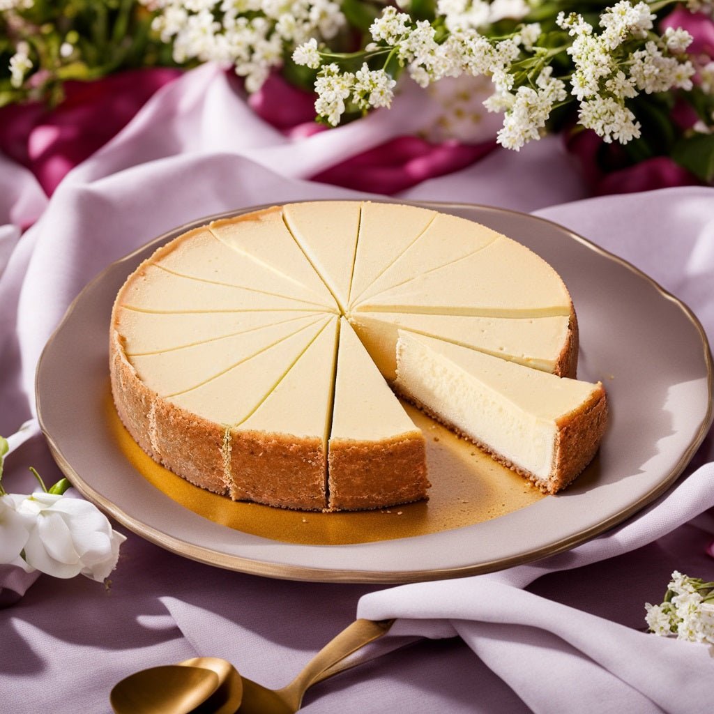 Andy Anand Delicious Gluten Free Cheesecake  9" - A Delicious Newyork Cheese Cake Desserts with Fresh Cream (2 lbs)