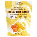 Andy Anand Delicious Sugar Free Fruity Orange & Lemon Flavors, Stevia Candy for Diabetics Irresistible Taste, European Imported Sugar Free Hard Candy - A Delicious Treat 7 Oz