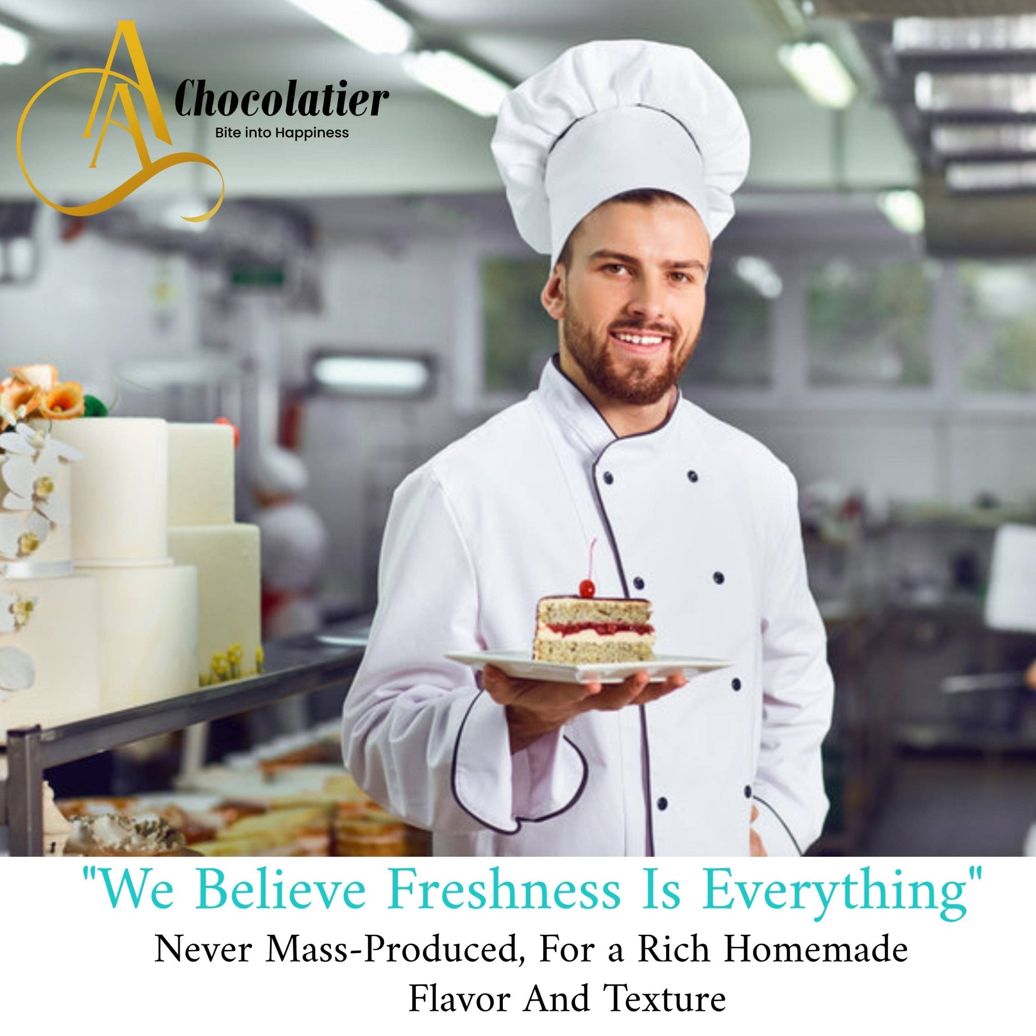 Andy Anand Delicious Traditional Strawberry Cake -  Mouth-Watering Homemade Cakes For Birthday Celebration - with Flavor and Irresistible Taste (2 lbs)