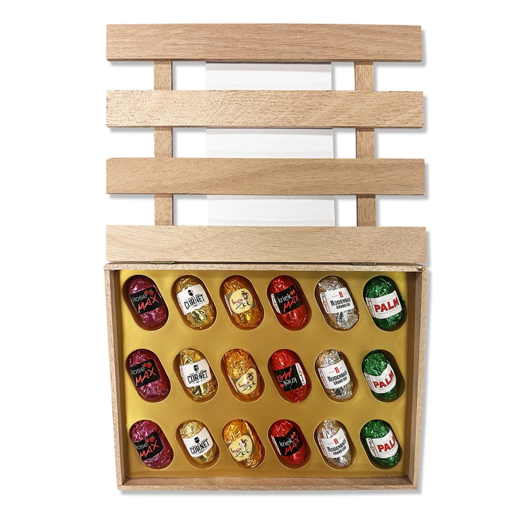 Andy Anand Liquor Filled Chocolate Bottles – Vegan Dark Chocolate ,Beer Flavor, 18 Pcs, Made with 60% Chocolate (Cocoa Butter)