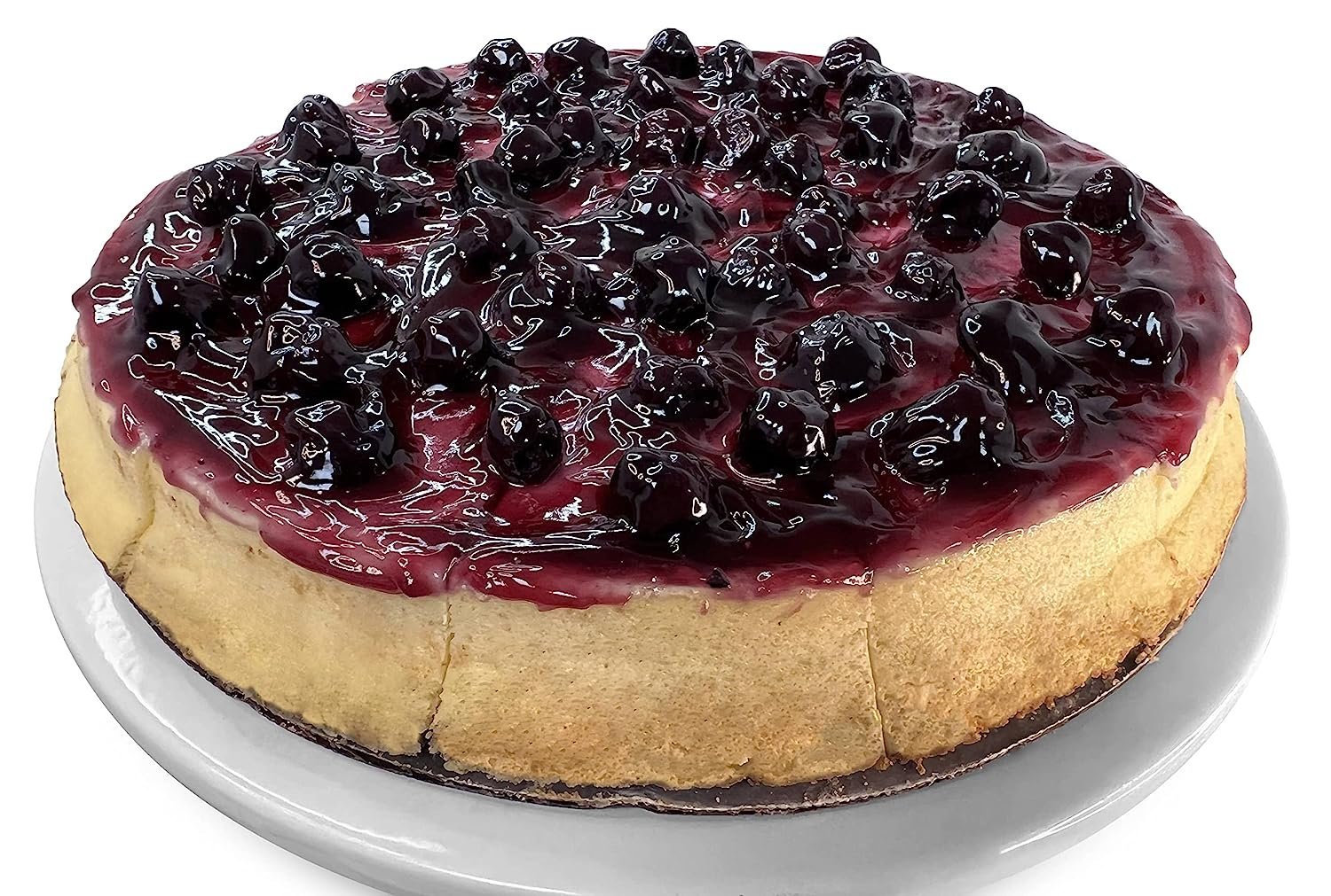Andy Anand Gluten Free Blueberry Cheesecake 9" - Decadent Gluten Free Cheese Cake Near Me Dessert Lovers, A Guilt-Free Treat (2 lbs)