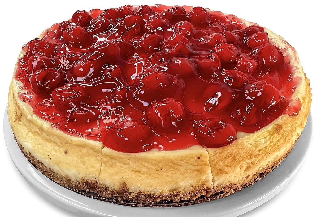 Andy Anand Gluten Free Cherry Cheesecake 9" - Creamy But Gluten-Free Cheesecake Near Me Freshly Baked Desserts (3.4 lbs)