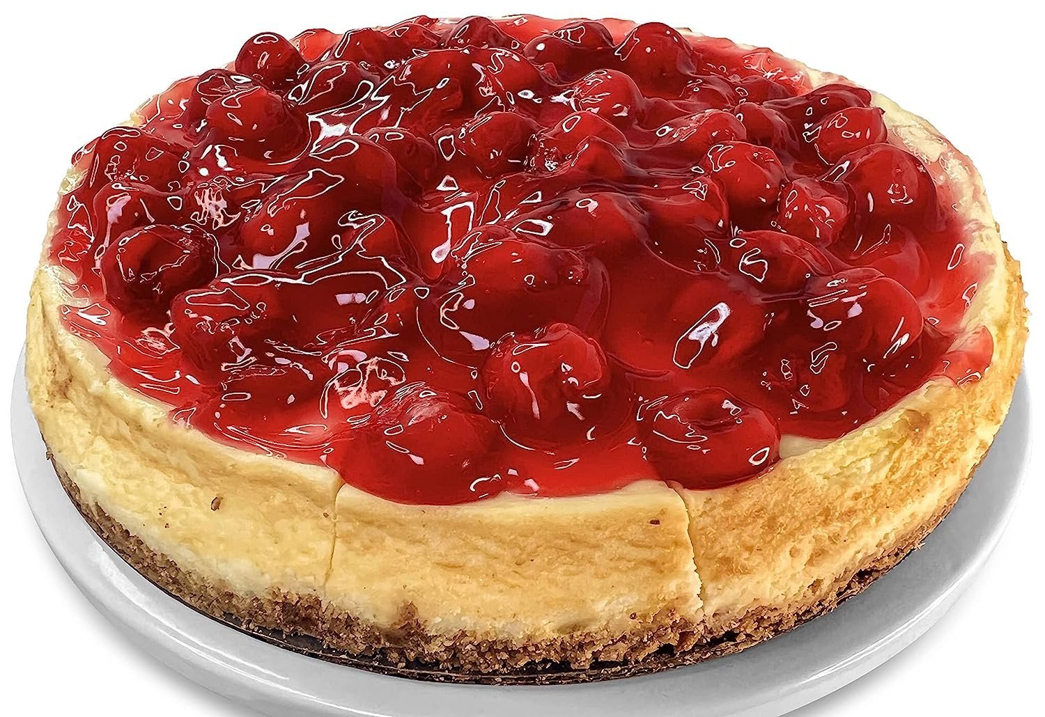 Andy Anand Gluten Free Cherry Cheesecake 9" - Creamy But Gluten-Free Cheesecake Near Me Freshly Baked Desserts (3.4 lbs)