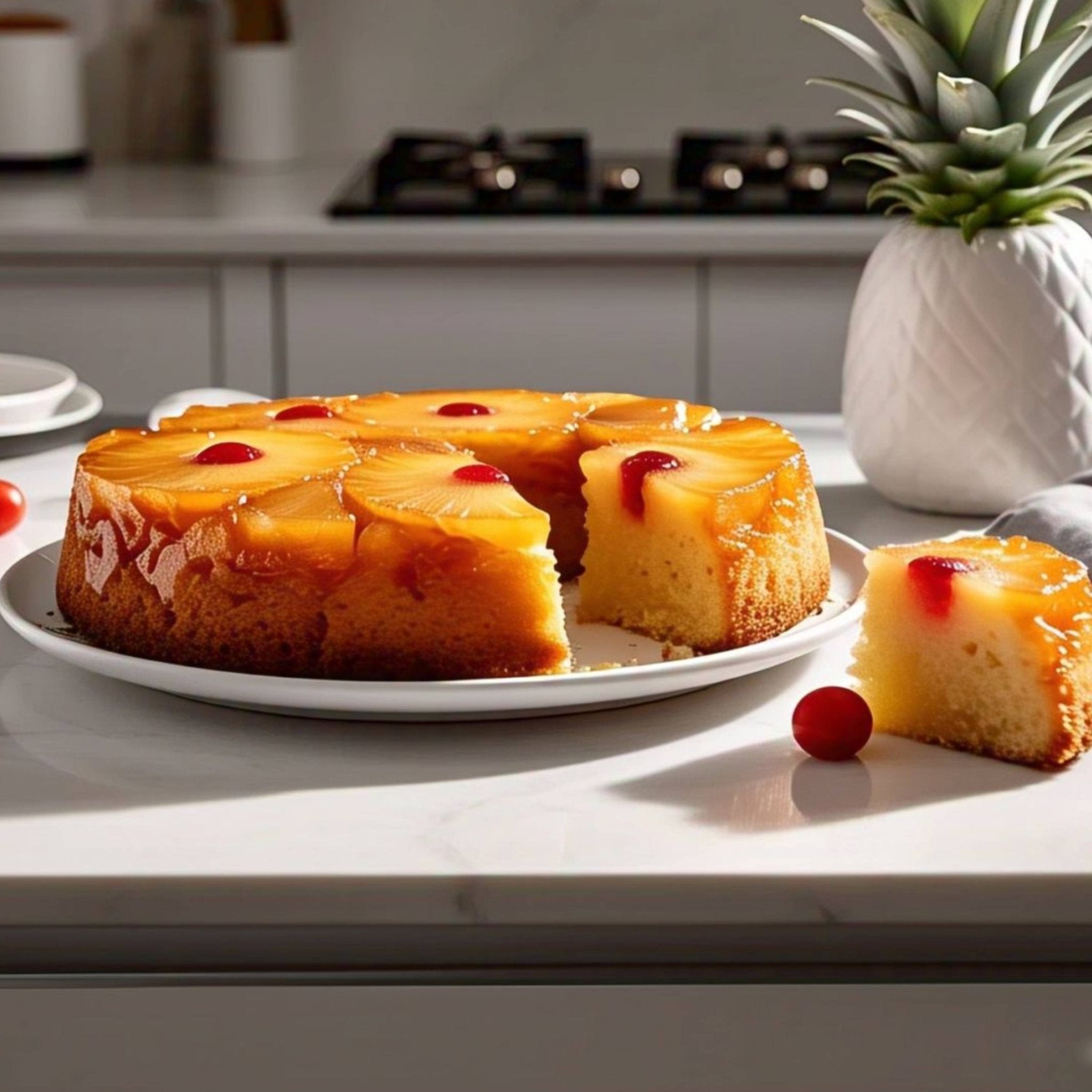 Andy Anand Gluten Free Pineapple Upside-Down Cake, Amazing classic Cakes Always Made with Fresh Ingredients and Love- 2.4 lbs