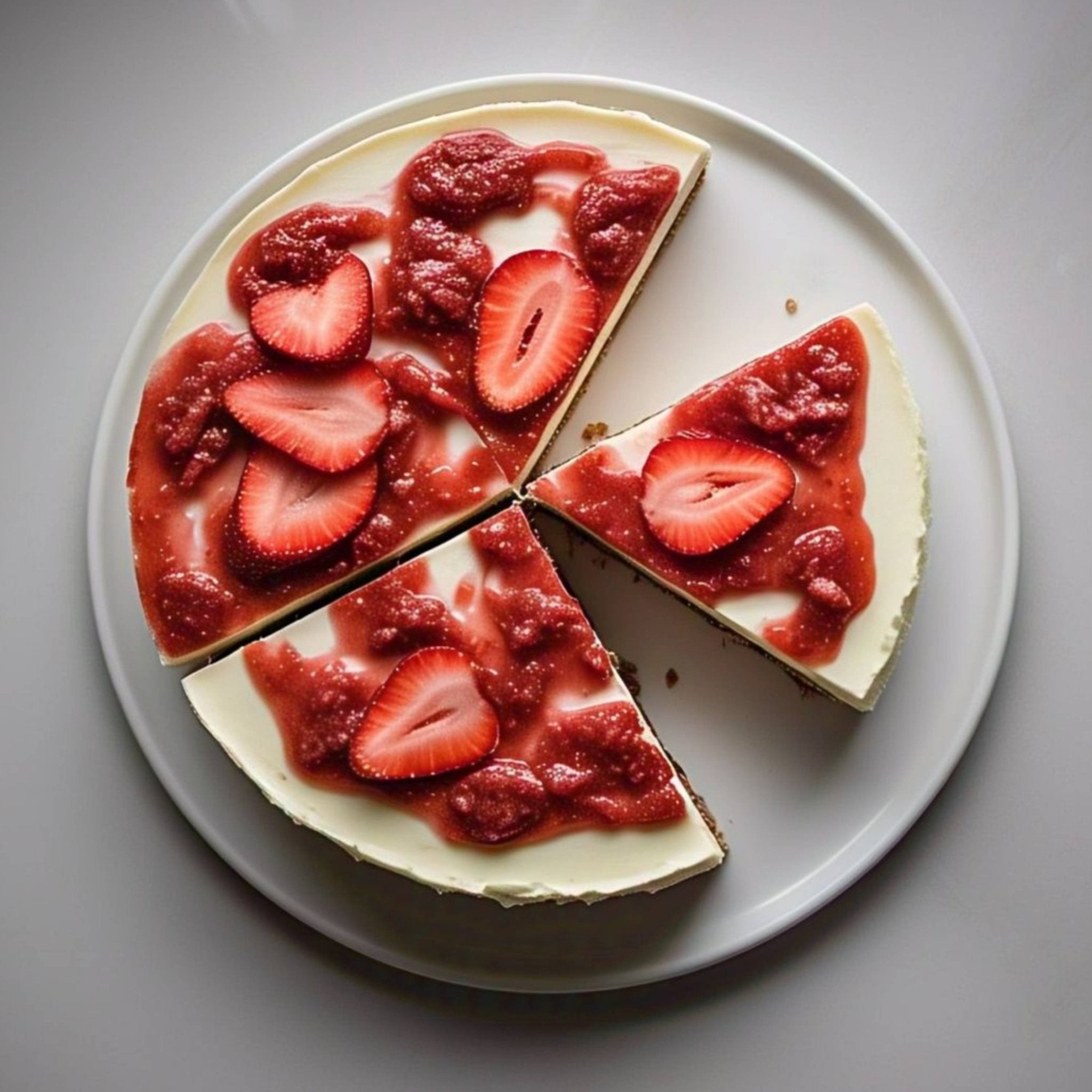Andy Anand Gluten-Free Strawberry Cheesecake 9" - Melt-in-Your-Mouth Cheesecake Near Me (3.4 lbs)