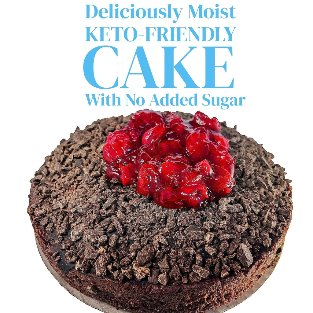 Andy Anand Keto Sugar Free Chocolate Strawberry Cake  9" - No Added Sugar For Diabetic Fresh Baked Gourmet Cake - Perfect for keto dessert lovers (2 lbs)