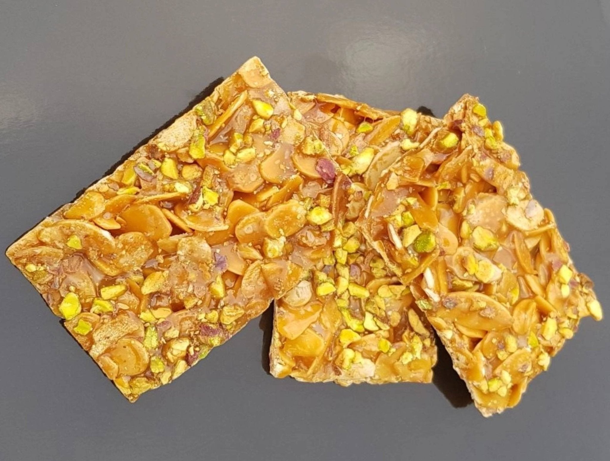 Andy Anand Pistachios Brittle - Indulgence in Every Bite, Healthy Pistachio Brittle Made in Italy 7 Oz