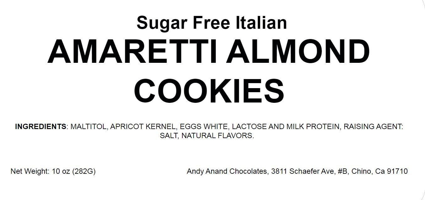 Andy Anand Sugar Free Amaretti Cookies 20 pcs & 4 flavors, The Italian Amaretti Cookies That Will Steal Your Heart
