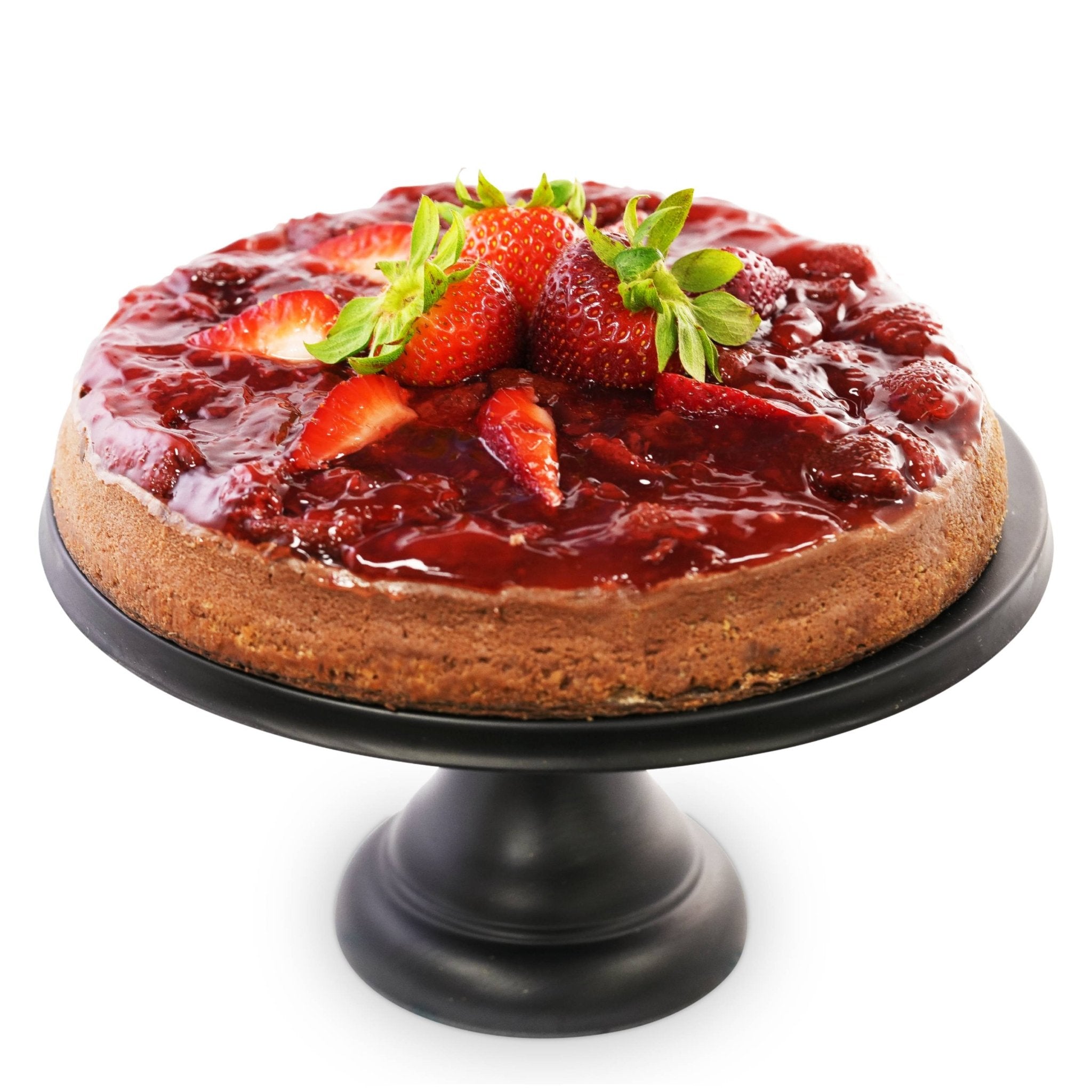 Andy Anand Sugar Free Chocolate Strawberry Cheesecake 9" with Real Chocolate Truffles: Unforgettable Taste, Best Cheese Cake For Celebrations & Diabetic Dessert Lovers (2.8 lbs)