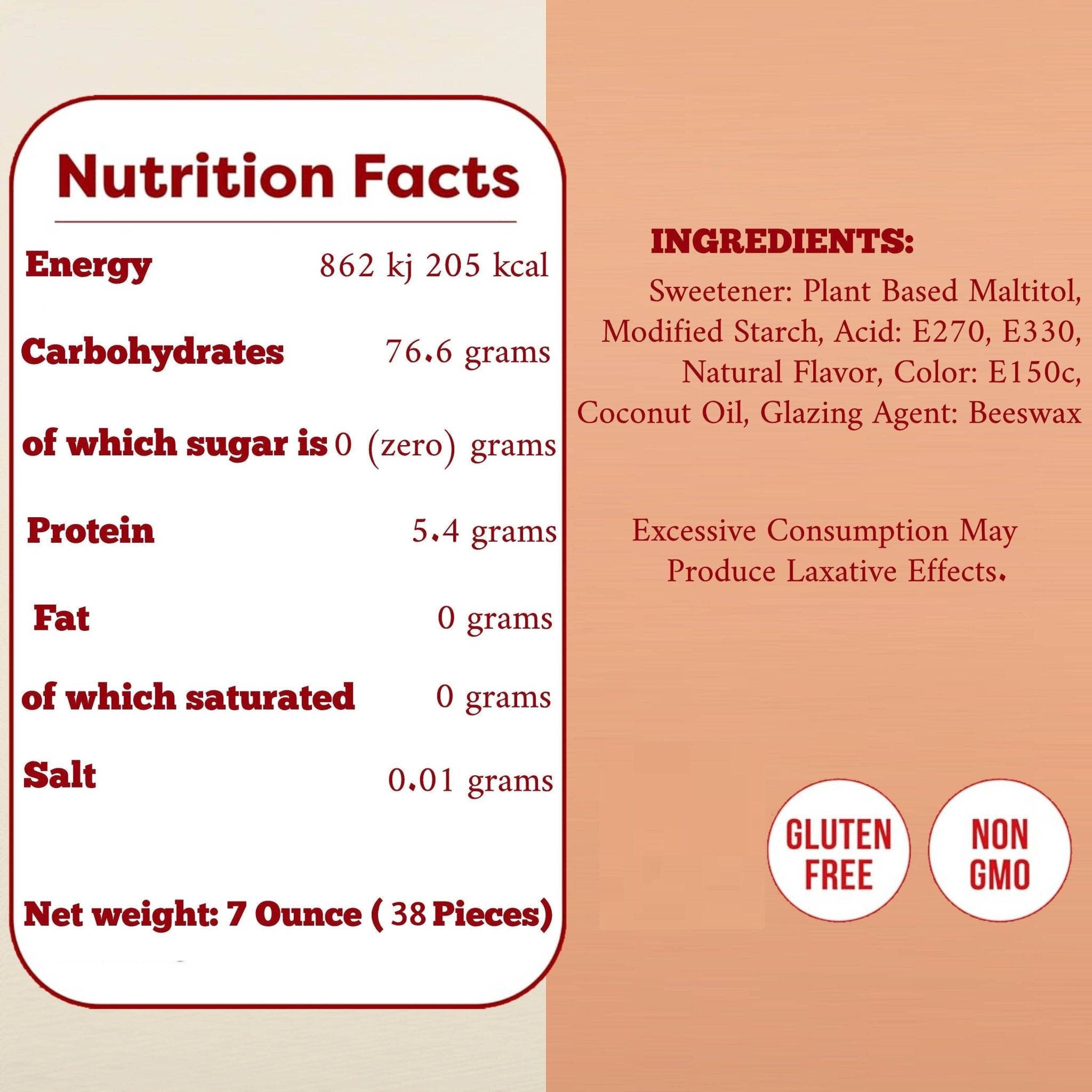 Andy Anand Sugar Free Cola Gummies - Chewy, Fruity, Gluten Free Candy Made in Europe, Snacking, Perfect for Parties | Perfect for Chocolate Lovers, Movie Nights and Everyday Indulgence (38 Pcs 7 Oz)