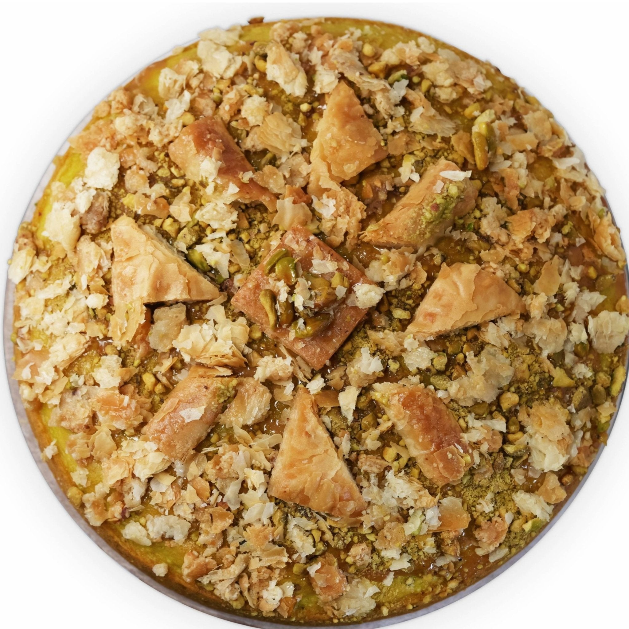 Andy Anand Baklava Pistachios Cake: A Heavenly Fusion, Creamy Texture Amazing Decadent Cakes From Bakery (9-inch, 2.8 lbs)