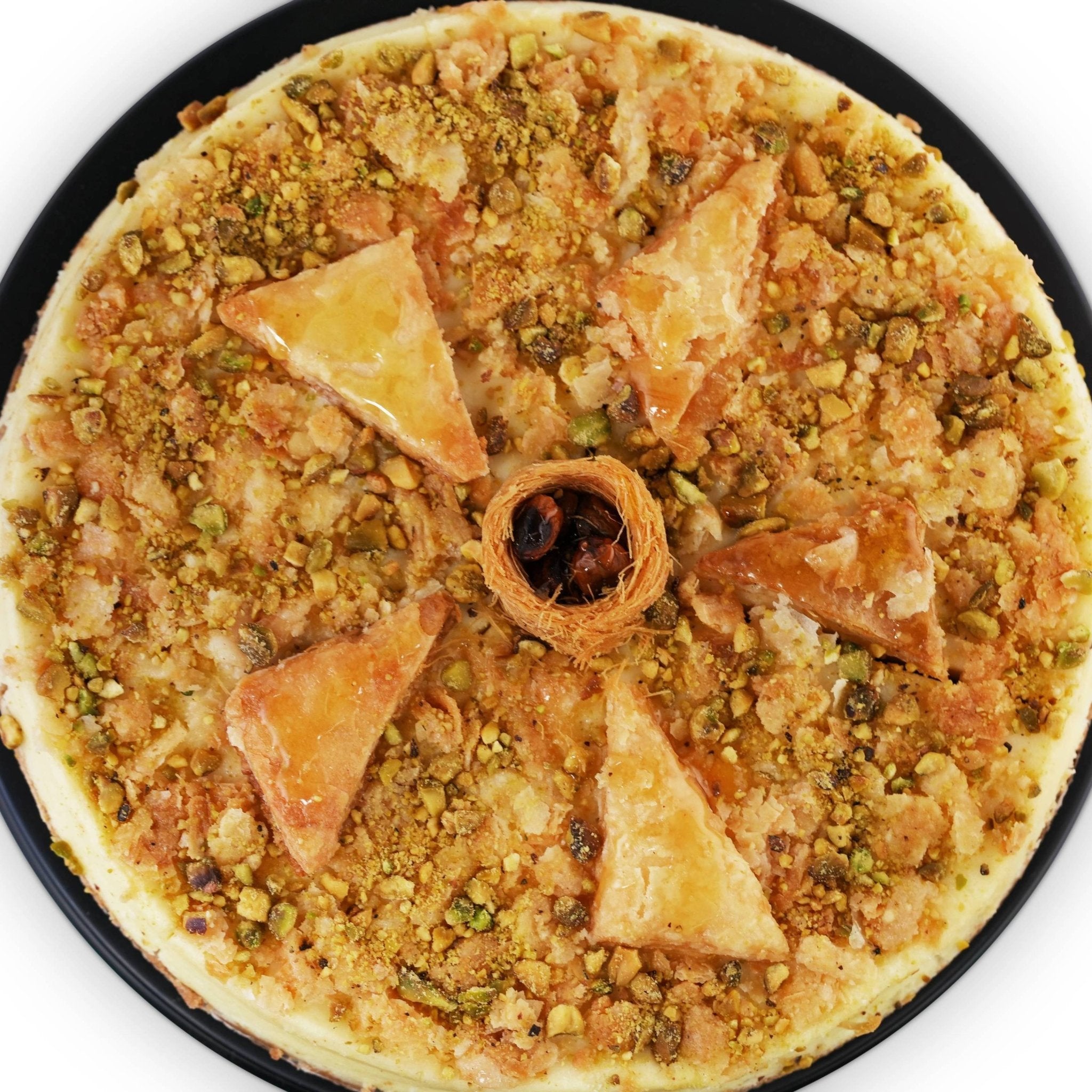 Andy Anand Sugar Free Baklava Cheesecake: Unparalleled Freshness, Best Cheese Cake For Diabetic Friendly Dessert Lovers (9-inch, 2.8 lbs)