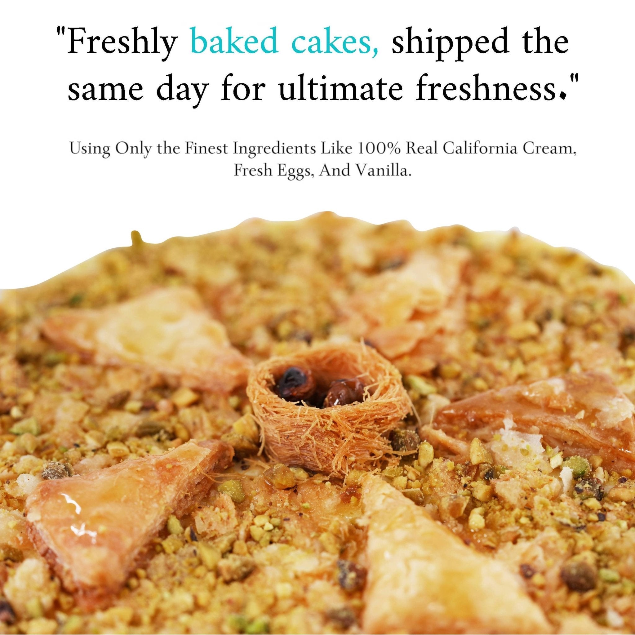 Andy Anand Sugar Free Baklava Cheesecake: Unparalleled Freshness, Best Cheese Cake For Diabetic Friendly Dessert Lovers (9-inch, 2.8 lbs)