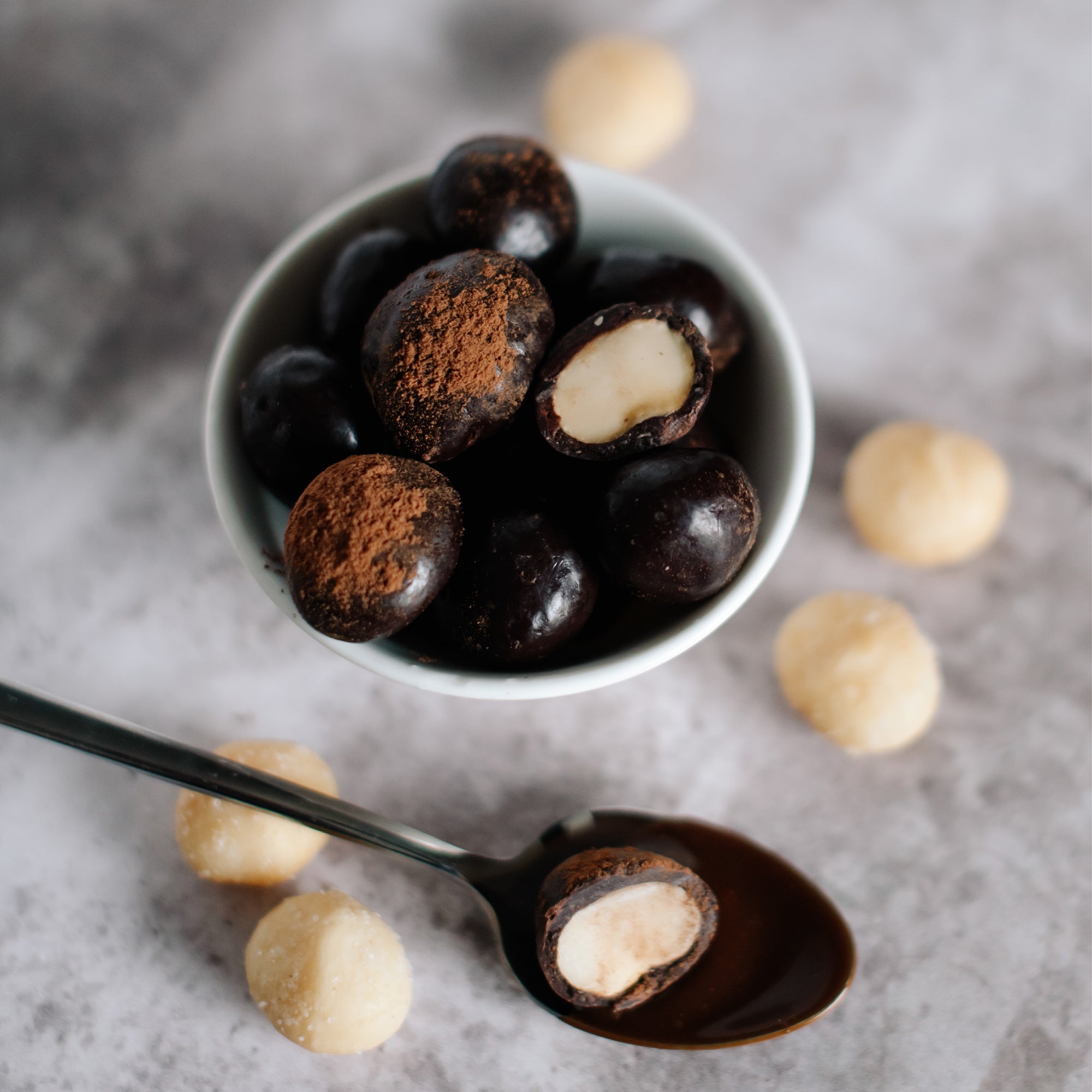 Chocolate Dipped Macadamia Nuts (12 Bags)