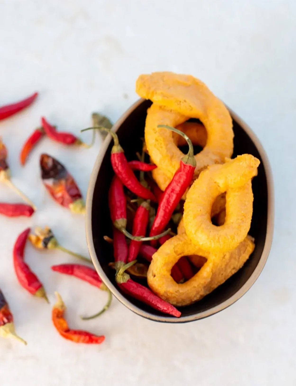Taralli al Peperoncino - With Hot Pepper Produced by: Danieli  in Puglia, Italy