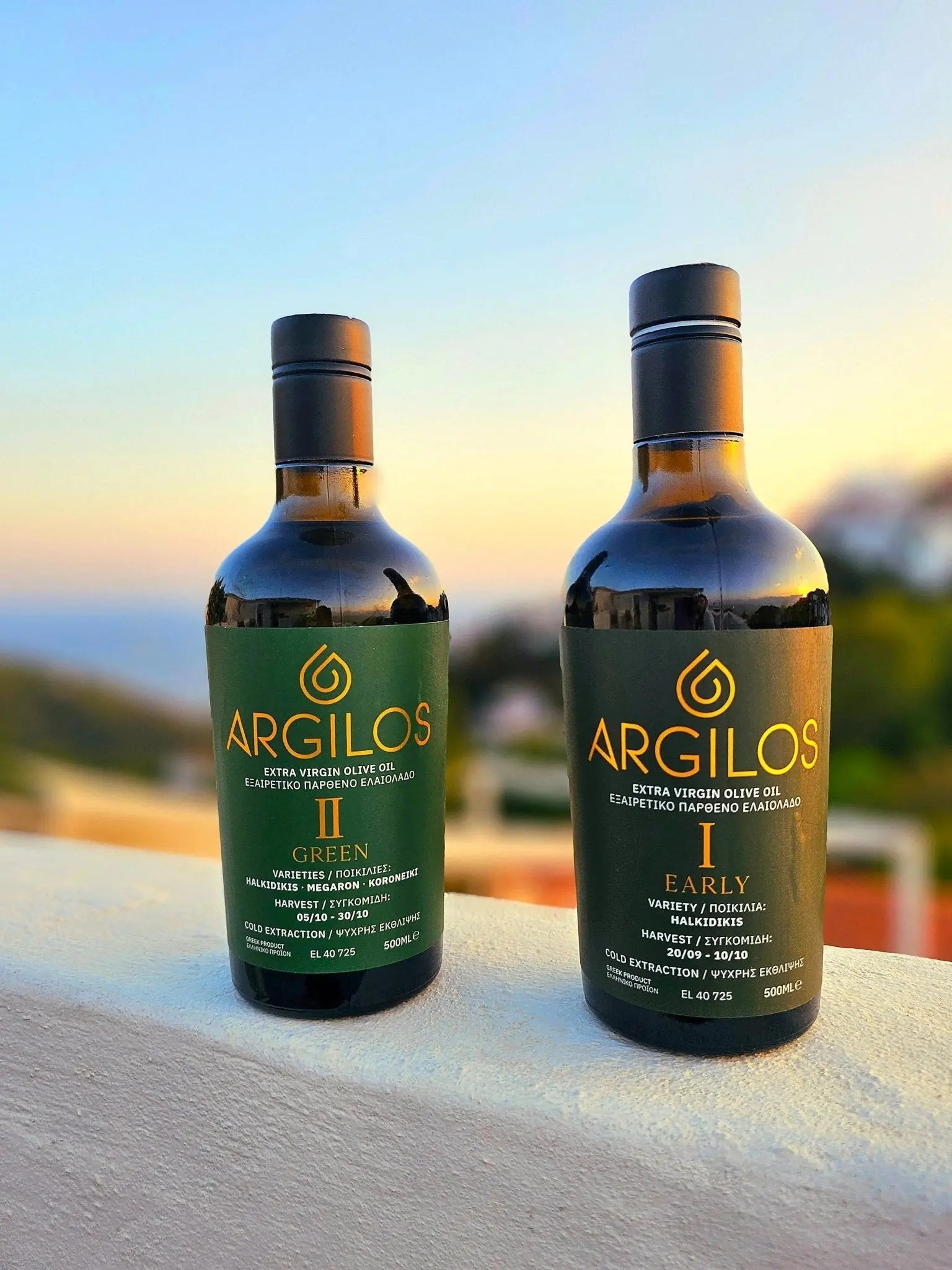 ARGILOS Early Harvest Greek Extra Virgin Olive Oil Bundle