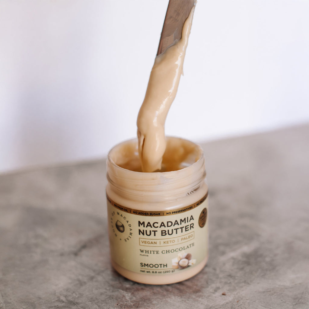 Macadamia Nut Butter White Chocolate Flavor  (1 Flavor, 1 Jar)