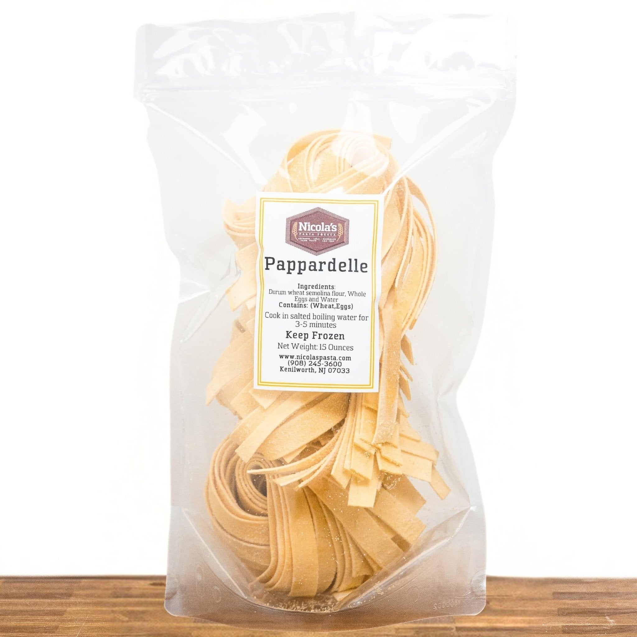 Hand Cut Fresh Pappardelle Pasta