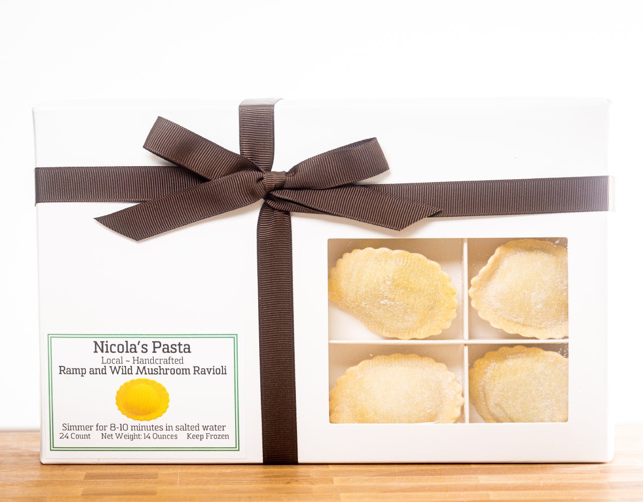 Ramp and Wild Mushroom Ravioli