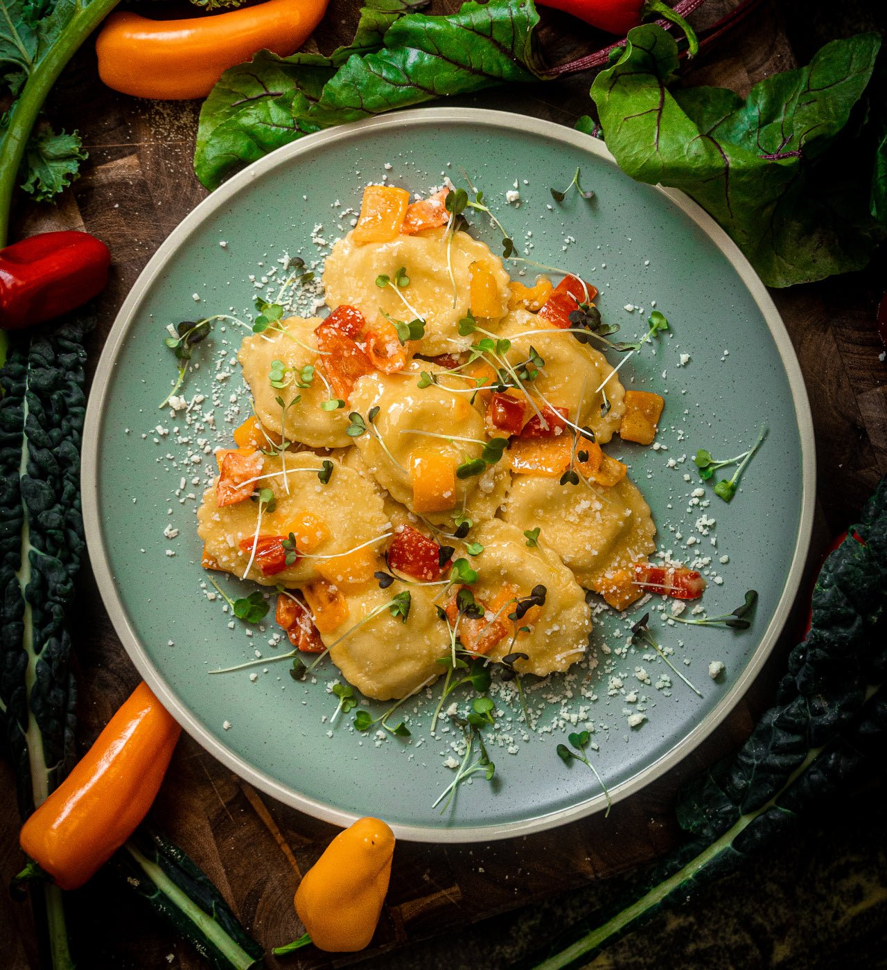Roasted Corn Ravioli