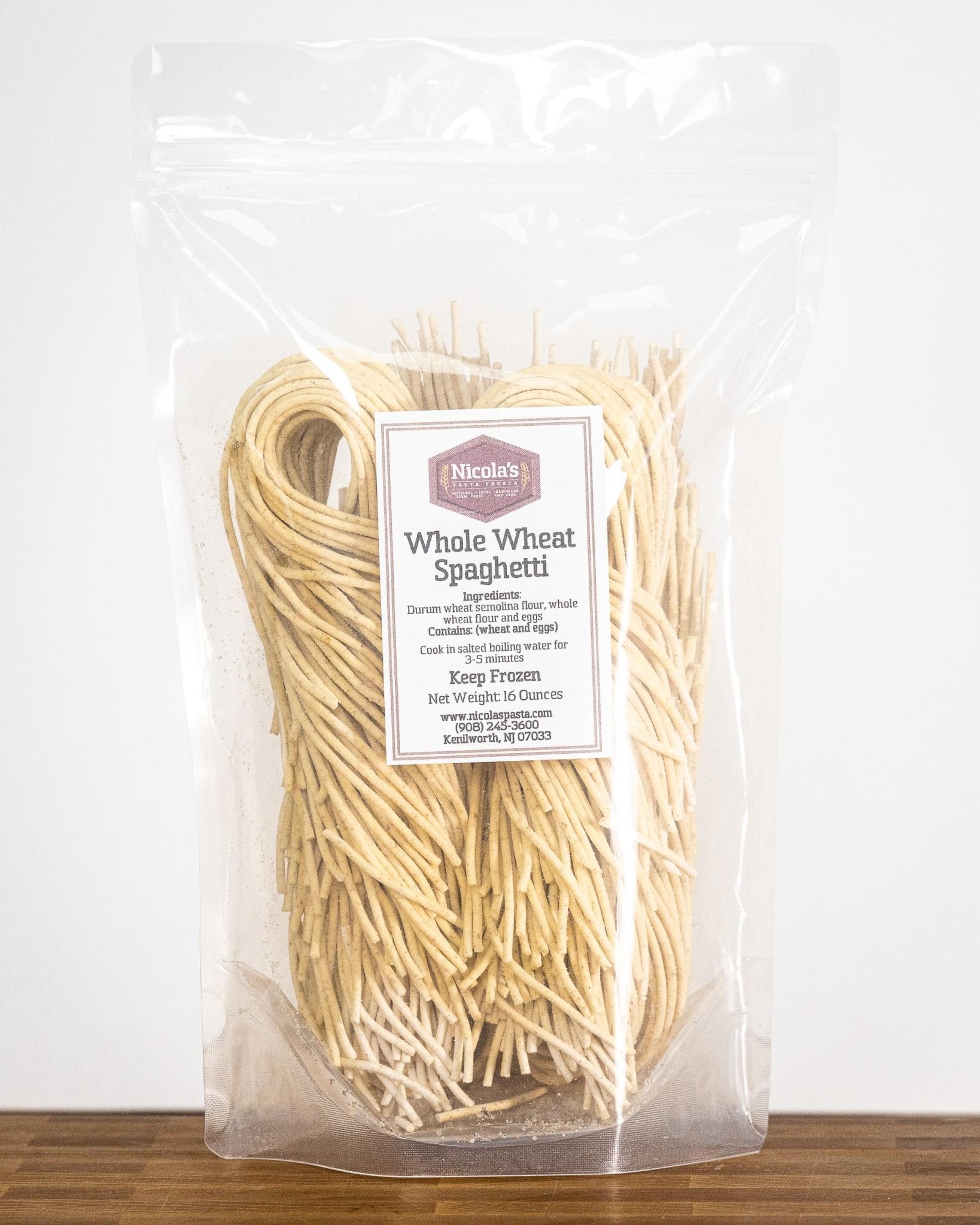 Fresh Whole Wheat Spaghetti